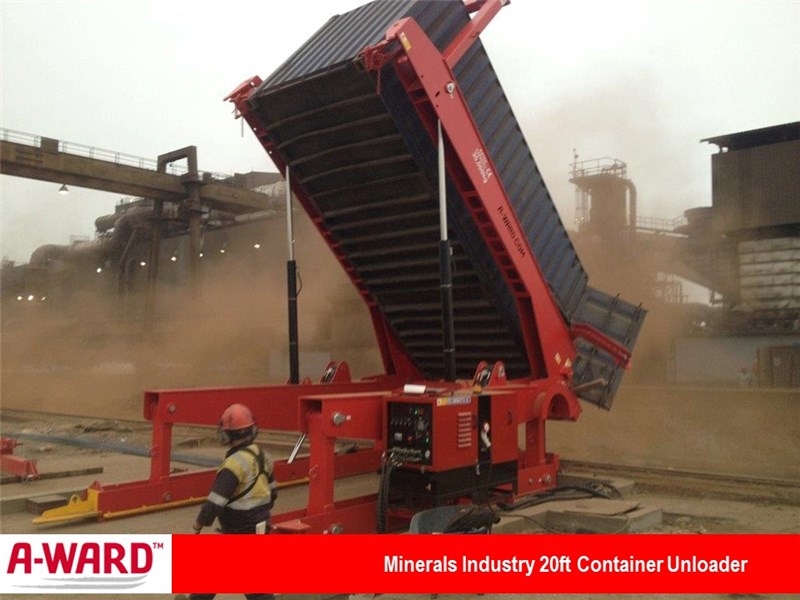 A-Ward MiTilt Container Tilting Unloader