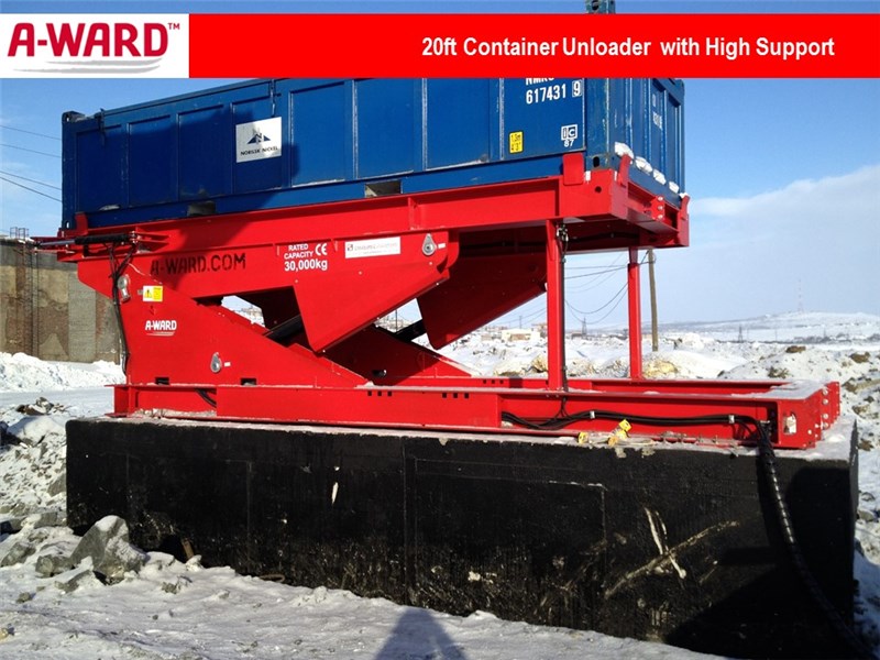 A-Ward MiTilt Container Tilting Unloader