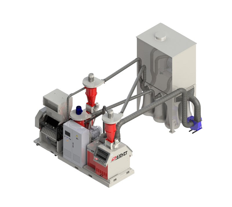 MG 610 Cable Granulator Machine - Cable Breakdown and Processing